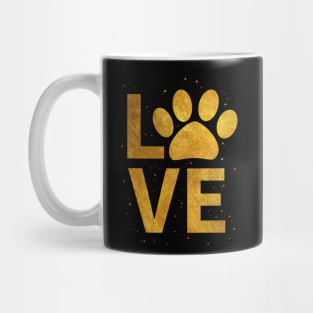 Dog lover golden art Mug